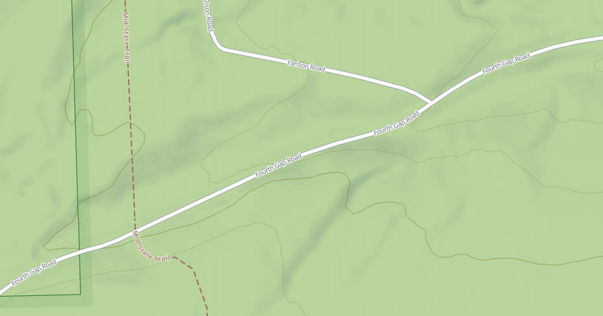 Map preview of Tiadaghton State Forest Snowmobile Trails
