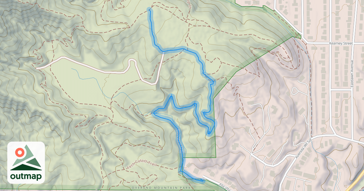 Map of Ella Vita Trail