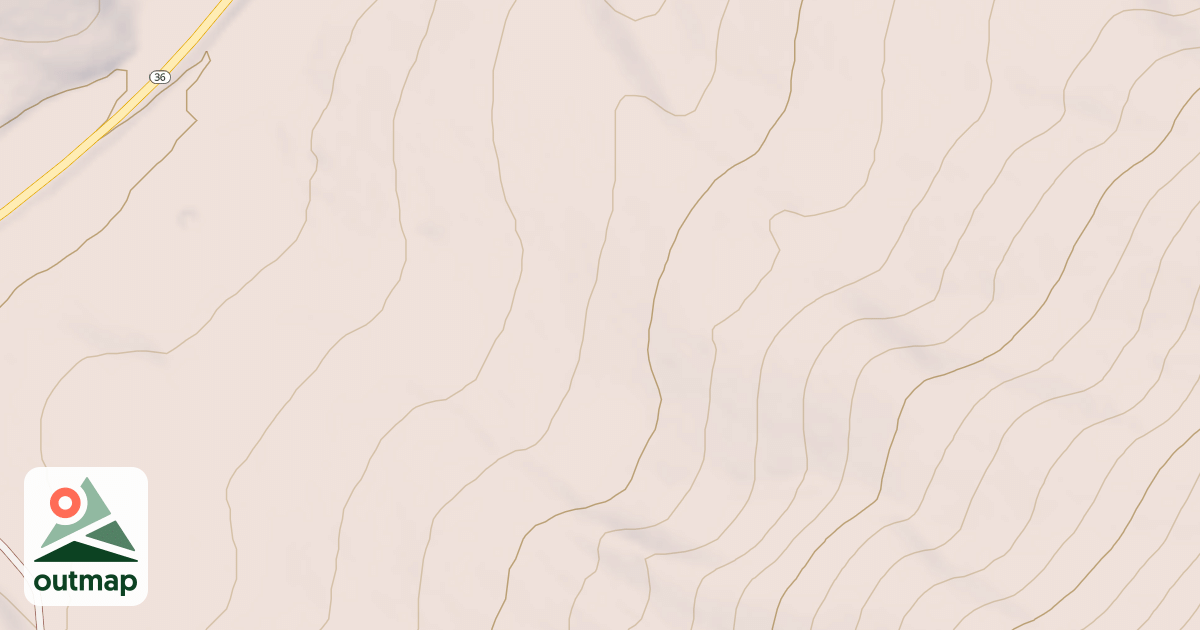 Map of EMIGRATION FLAT POWERLINE EAST