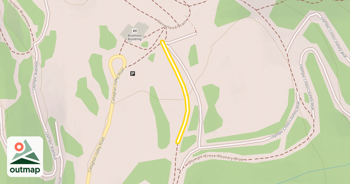 Map of Neverland Trail