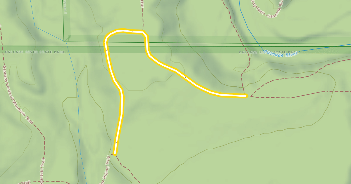 Map preview of Superior Hiking Trail
