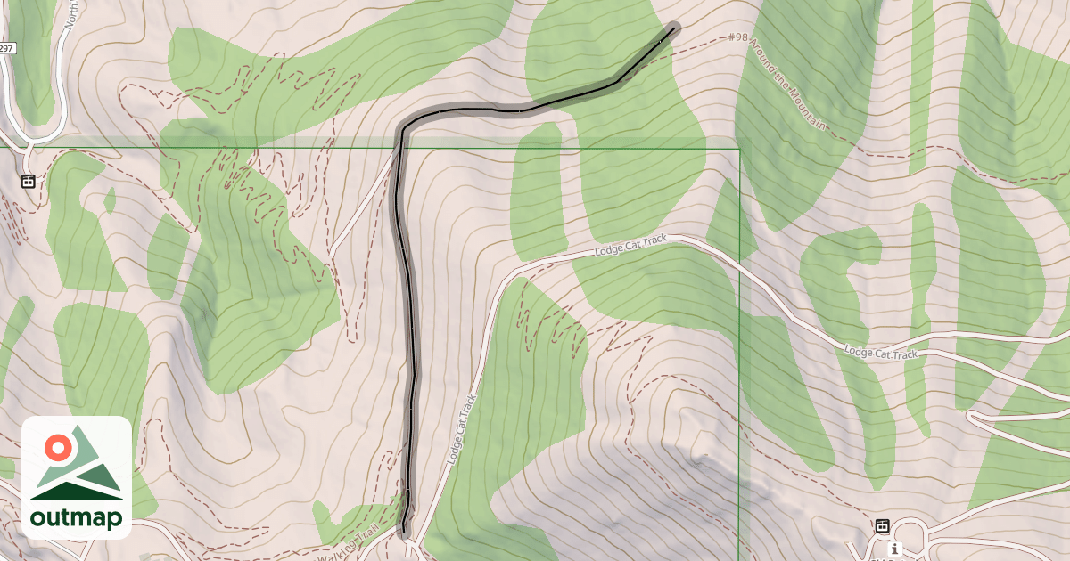 Map of War Eagle Cat Track