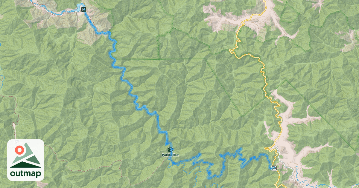 Map of Pakihi Track