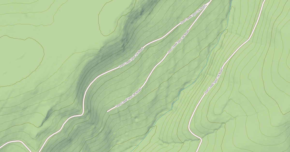 Map preview of IRON CREEK SPUR 3A