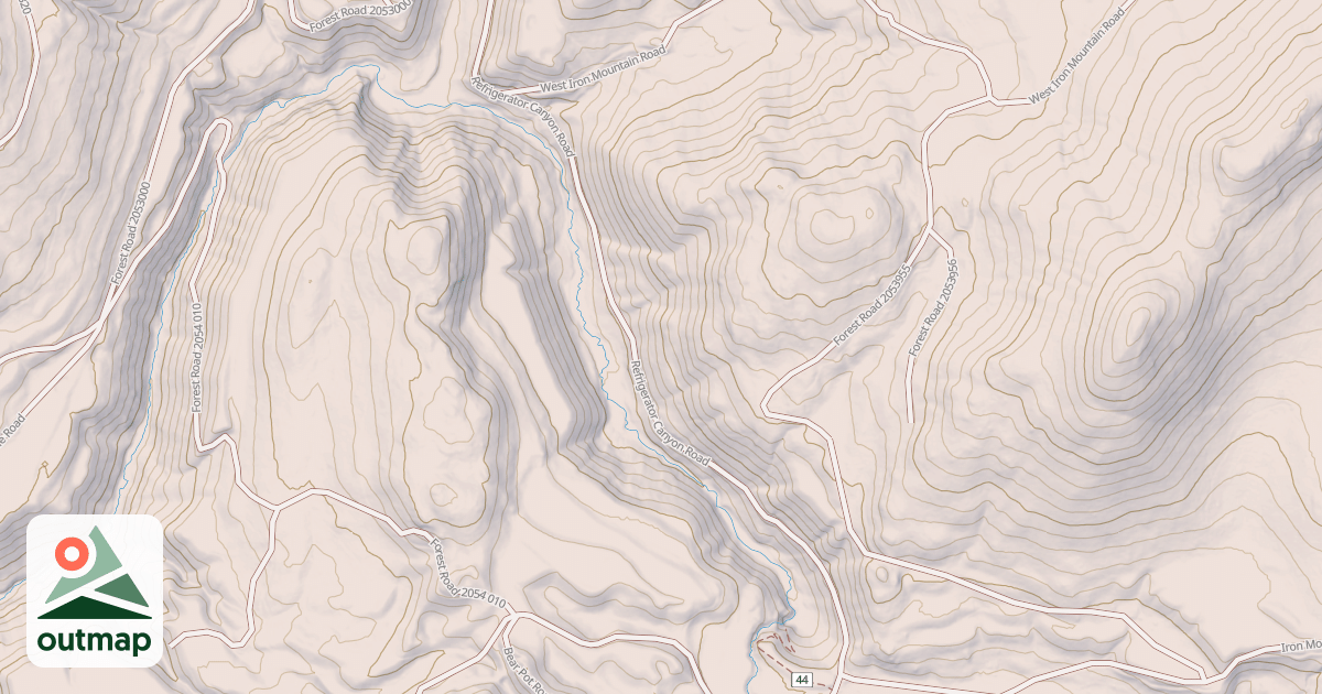 Map of USFS Motor Vehicle Use Map Roads {062FC4C3-B9DD-4499-AEFD-F3AB72BA8737}