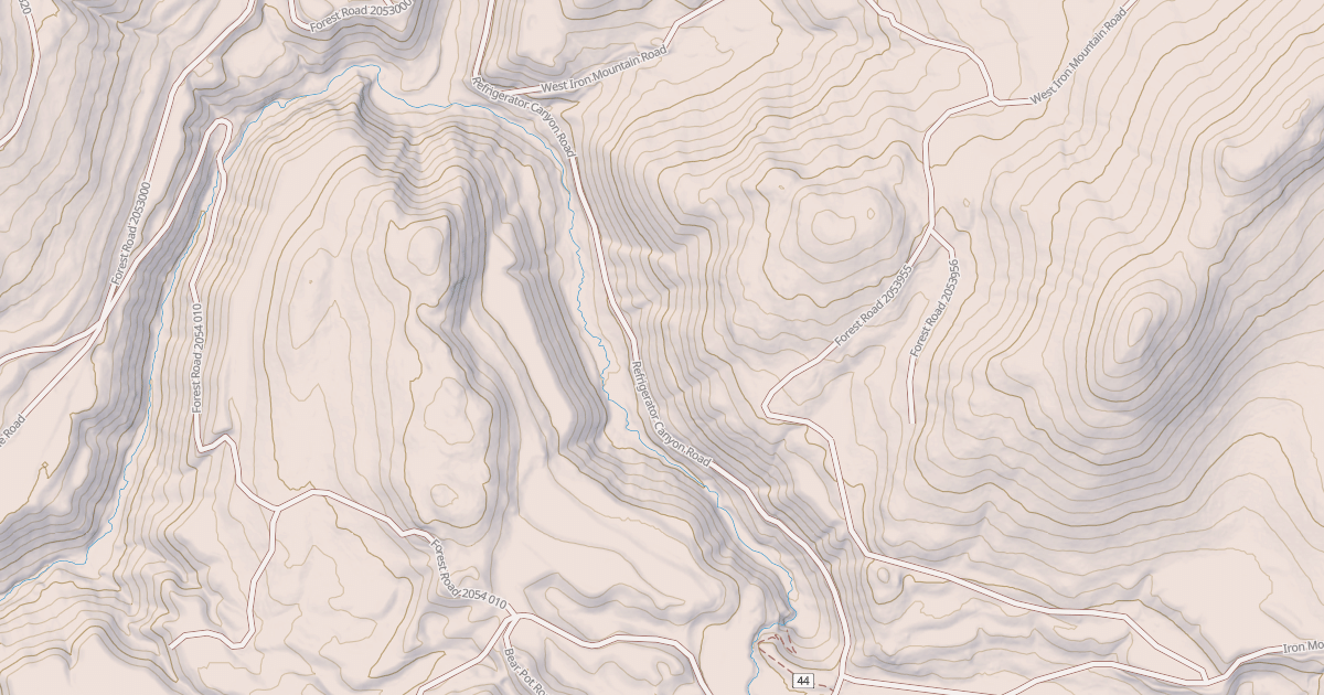 Map preview of USFS Motor Vehicle Use Map Roads {062FC4C3-B9DD-4499-AEFD-F3AB72BA8737}