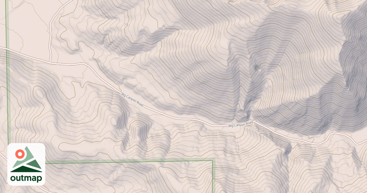 Map of BIG CANYON