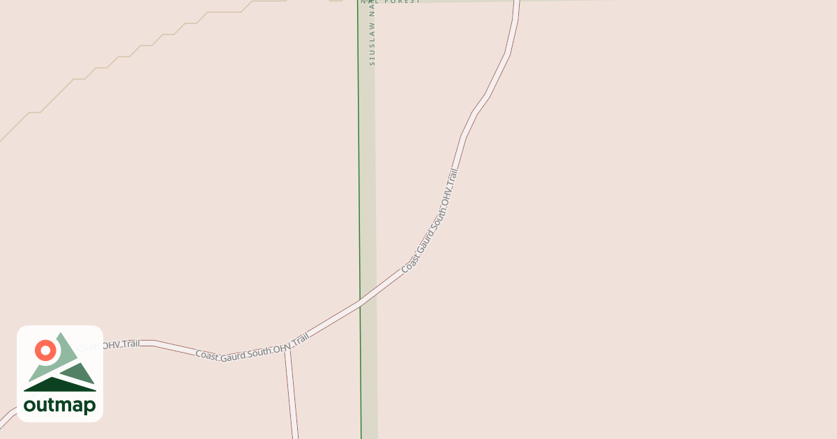 Map of Coast Guard - South Ohv Trail