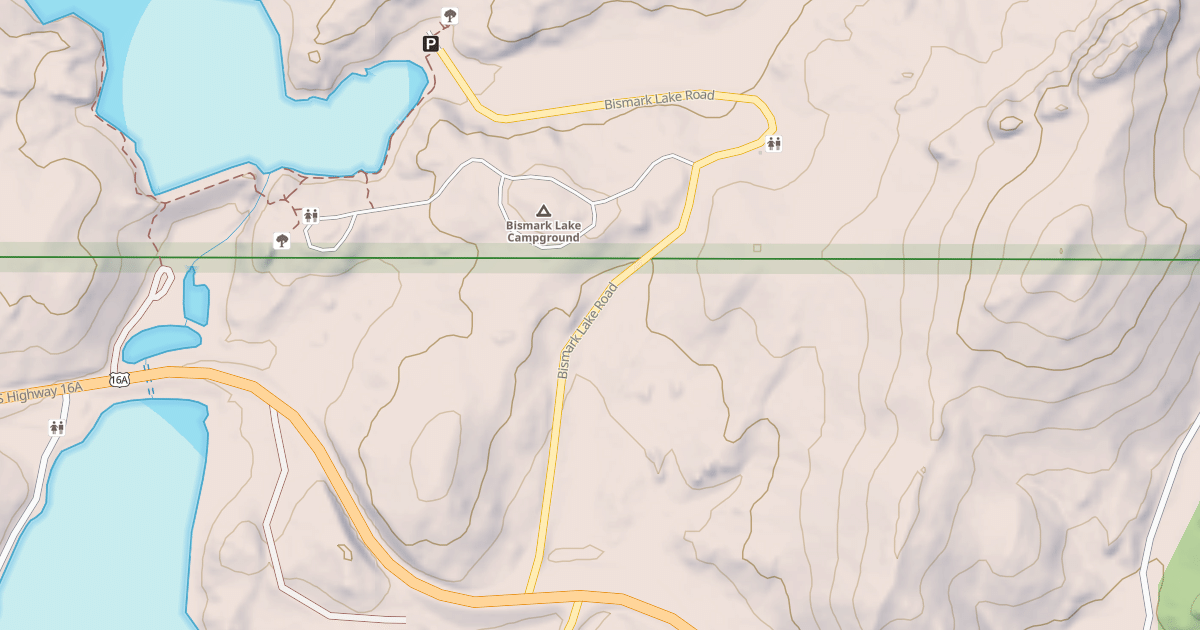 Map preview of BISMARCK LAKE PG