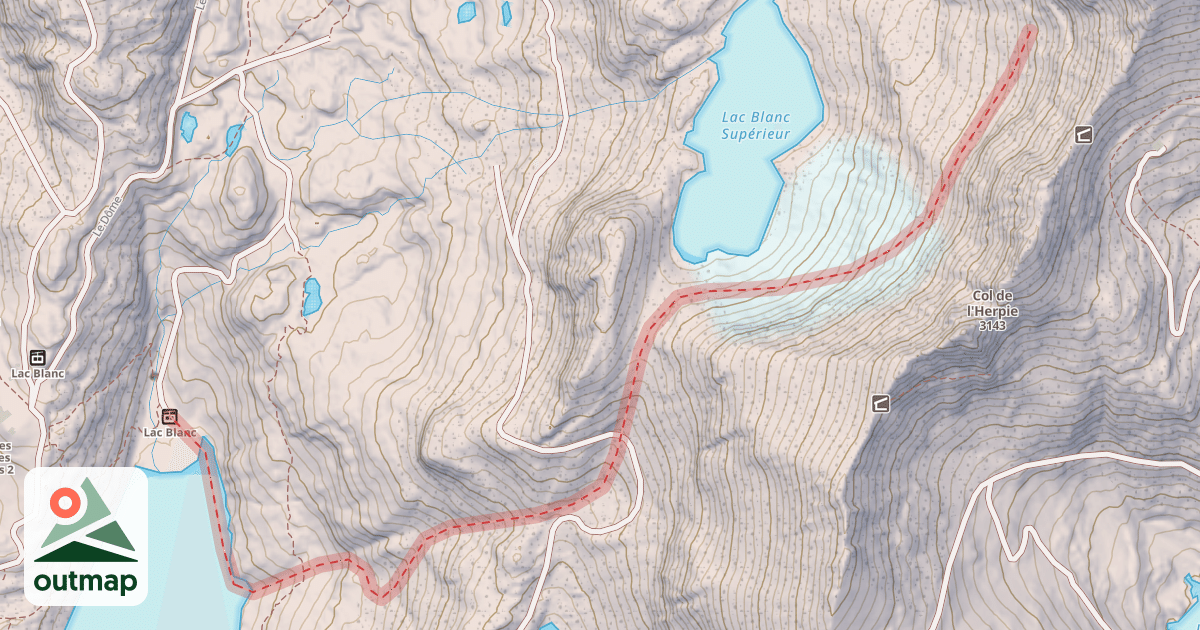 Map of La Brèche