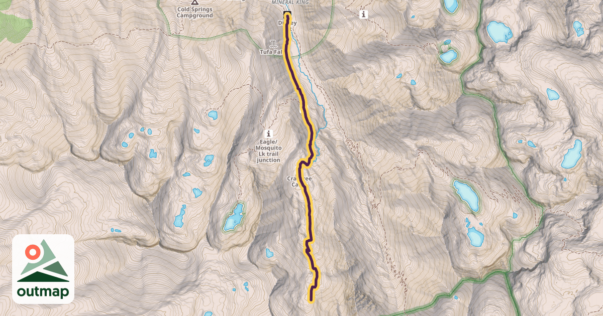 Map of White Chief Trail