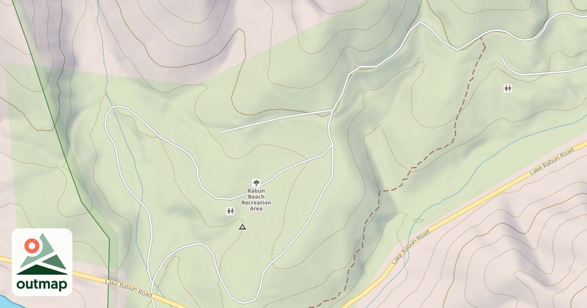 Map of LAKE RABUN AREA 2