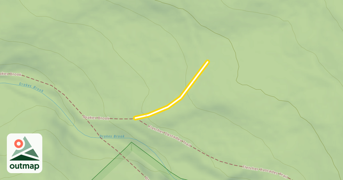 Map of Drakes Brook