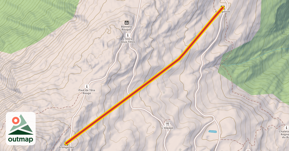 Map of TKD - Grangettes