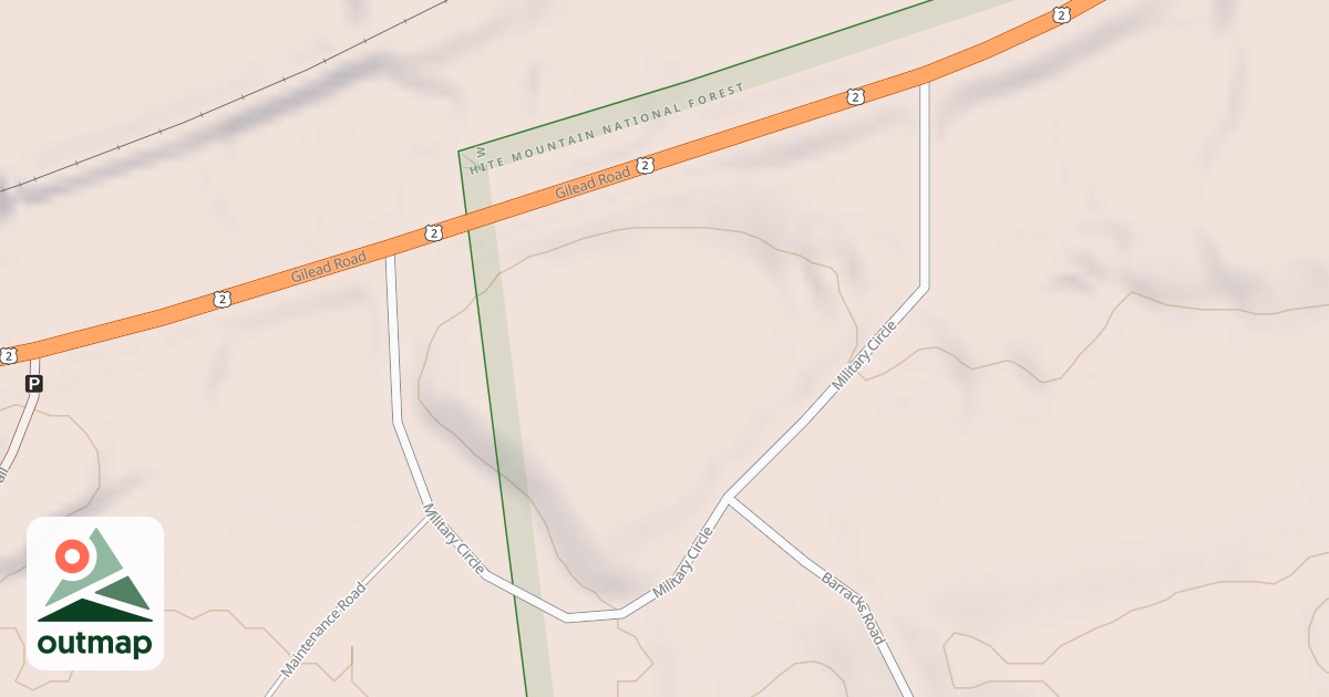 Map of BOG BROOK CAMP