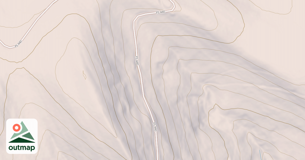 Map of Bear Canyon
