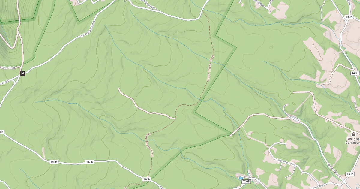 Map preview of Rothrock State Forest Trough Creek Snowmobile Trails