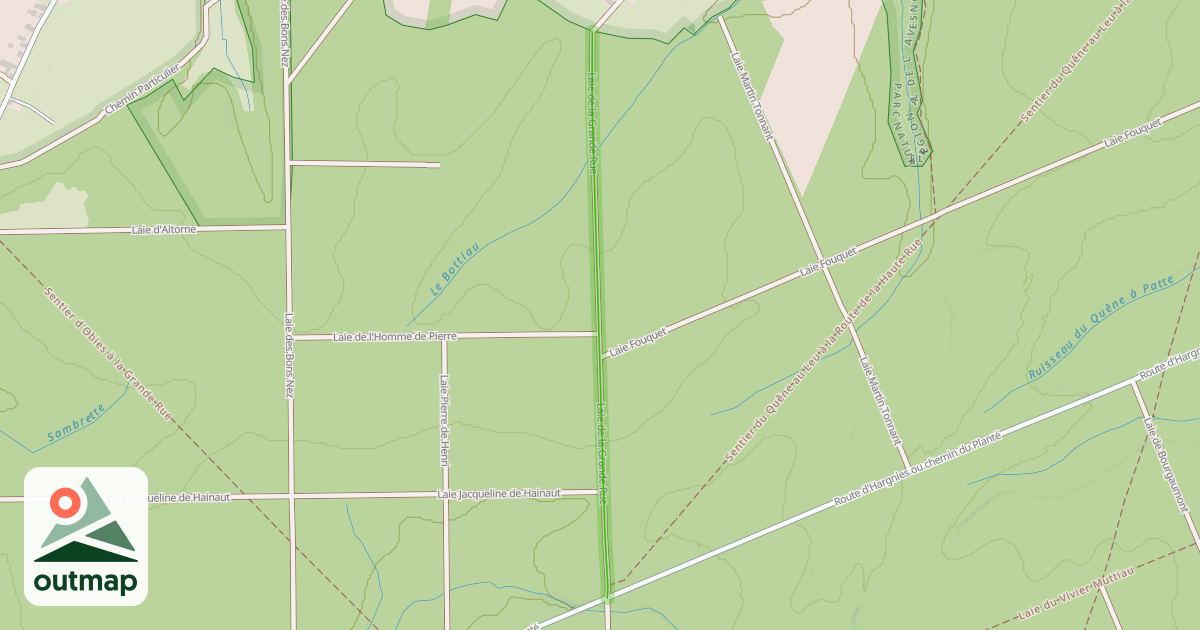 Map of Laie de la Grande Rue