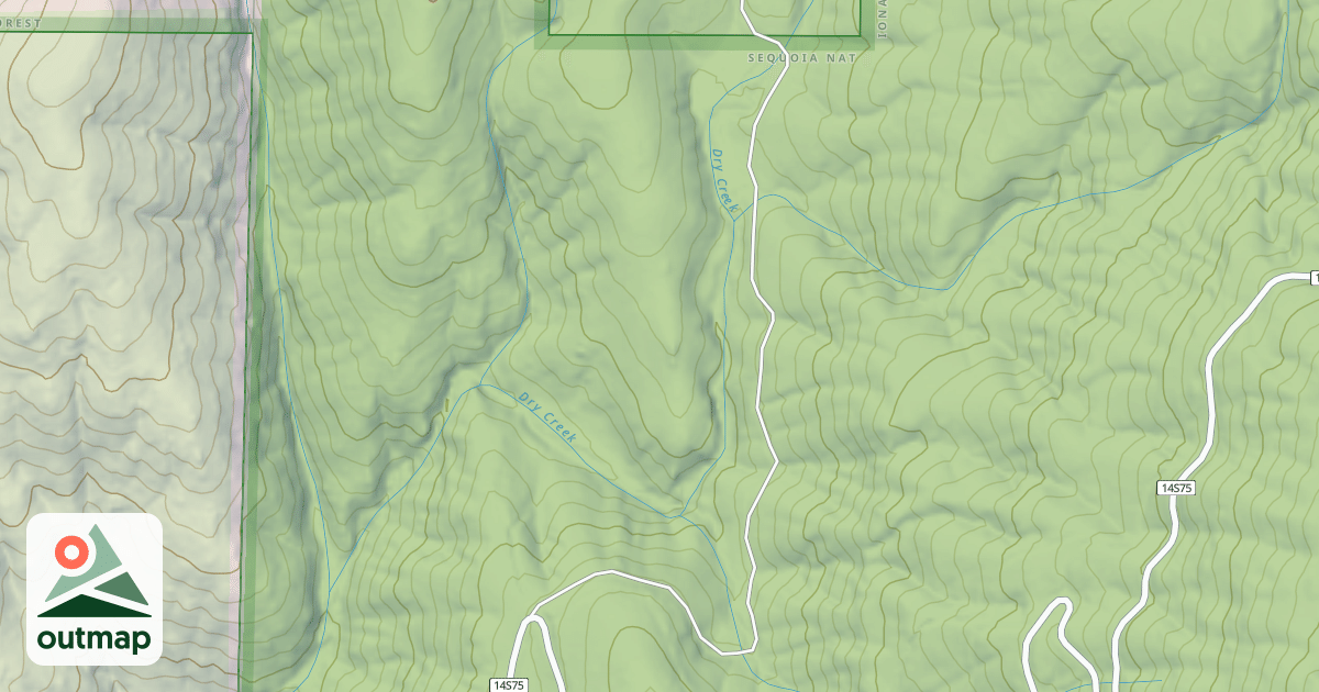 Map of DRY CREEK EAST