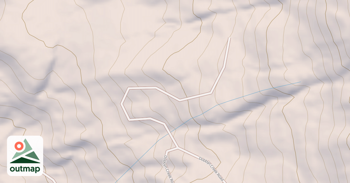 Map of DOBBYN CREEK