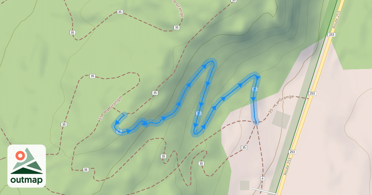 Map of 35 - La Grange