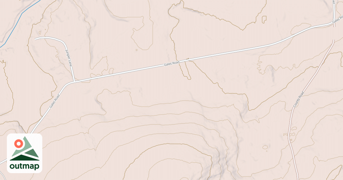 Map of Gales Rd