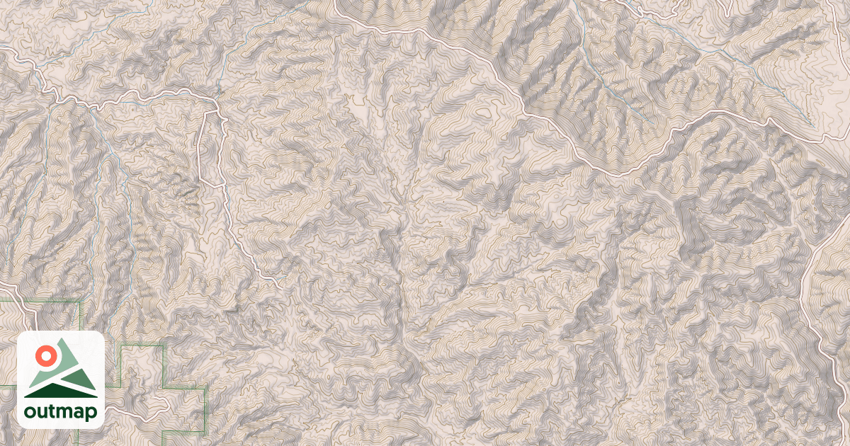 Map of USFS Motor Vehicle Use Map Trails 6848