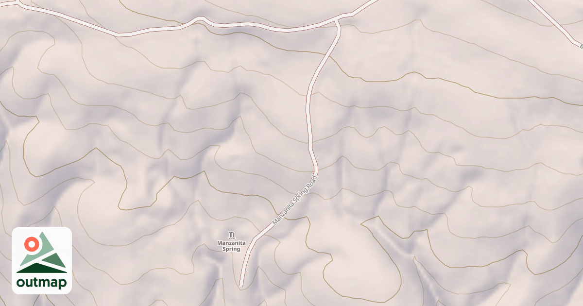 Map of MANZANITA SPRING