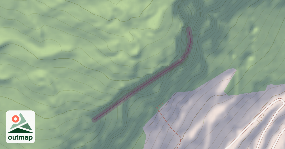 Map of Falaise d'escalade Les Fontaines