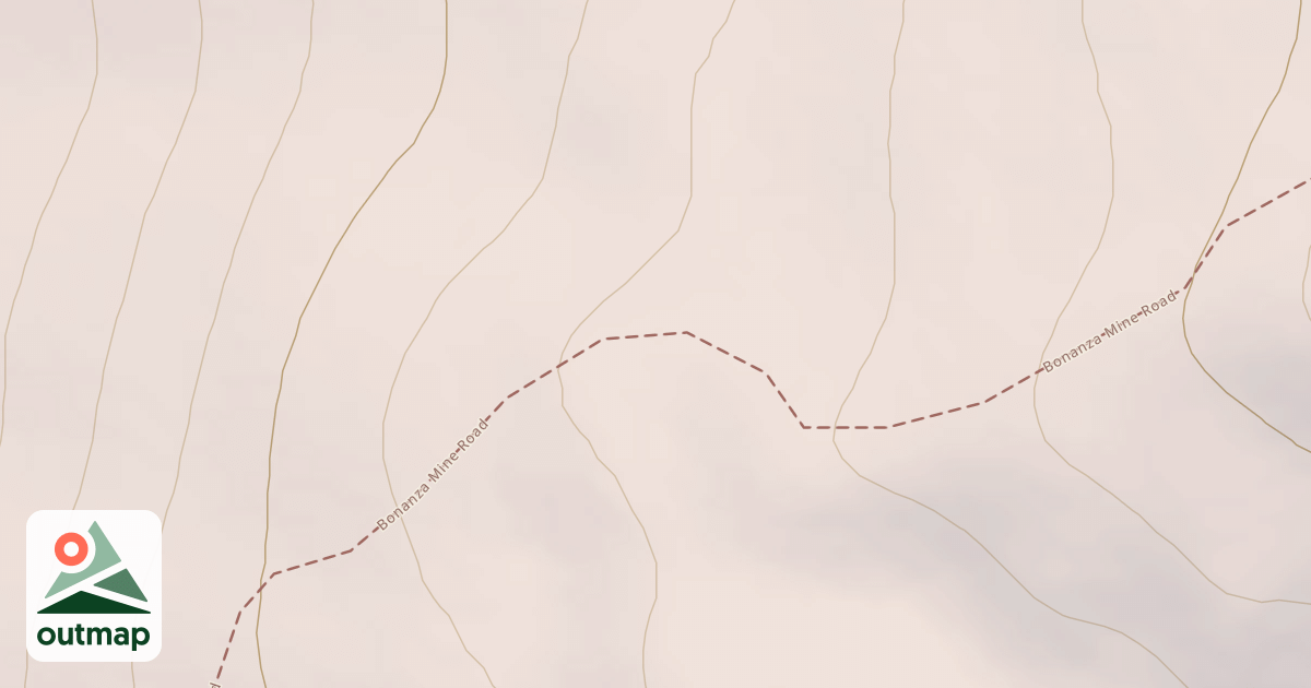 Map of Bonanza Mine Trail