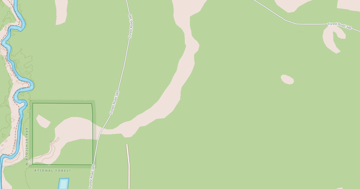 Map preview of USFS National Forest System Roads {5D9A79CA-9090-4436-8AC6-D3EF7DD1A706}