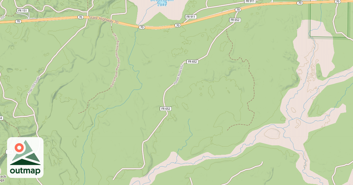 Map of FR 652