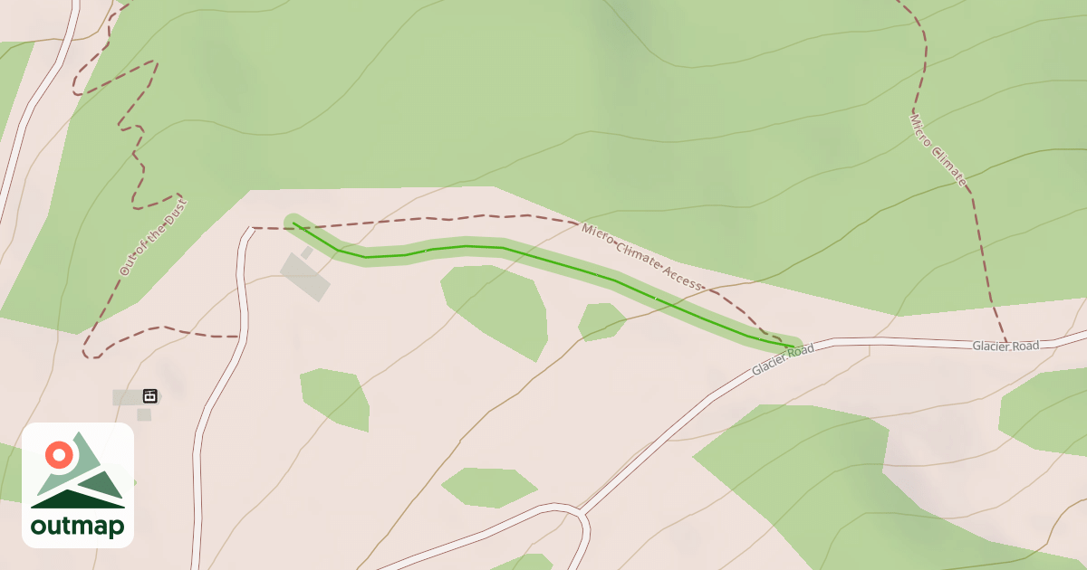 Map of Excelerator Express Chairlift Access