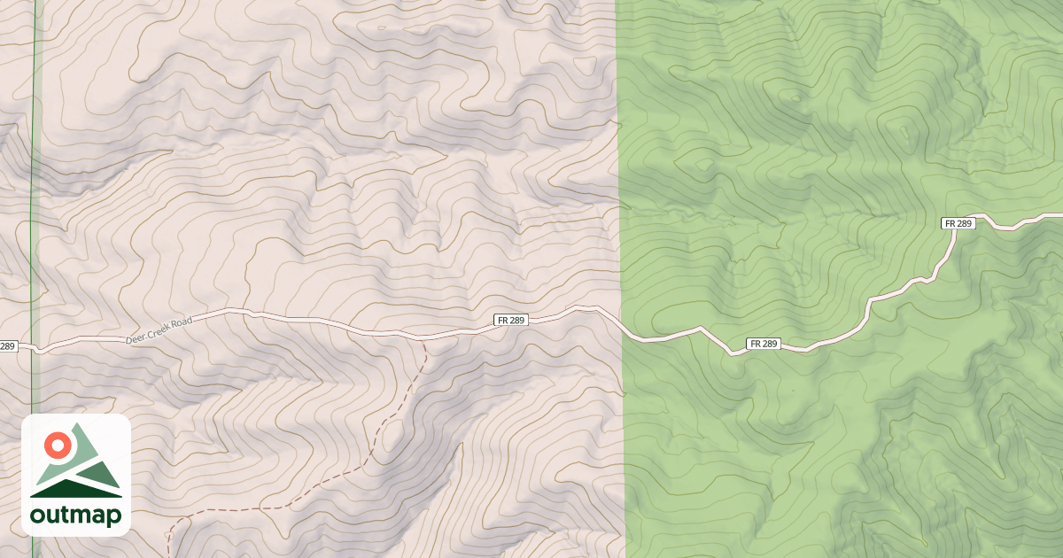 Map of DEER CREEK