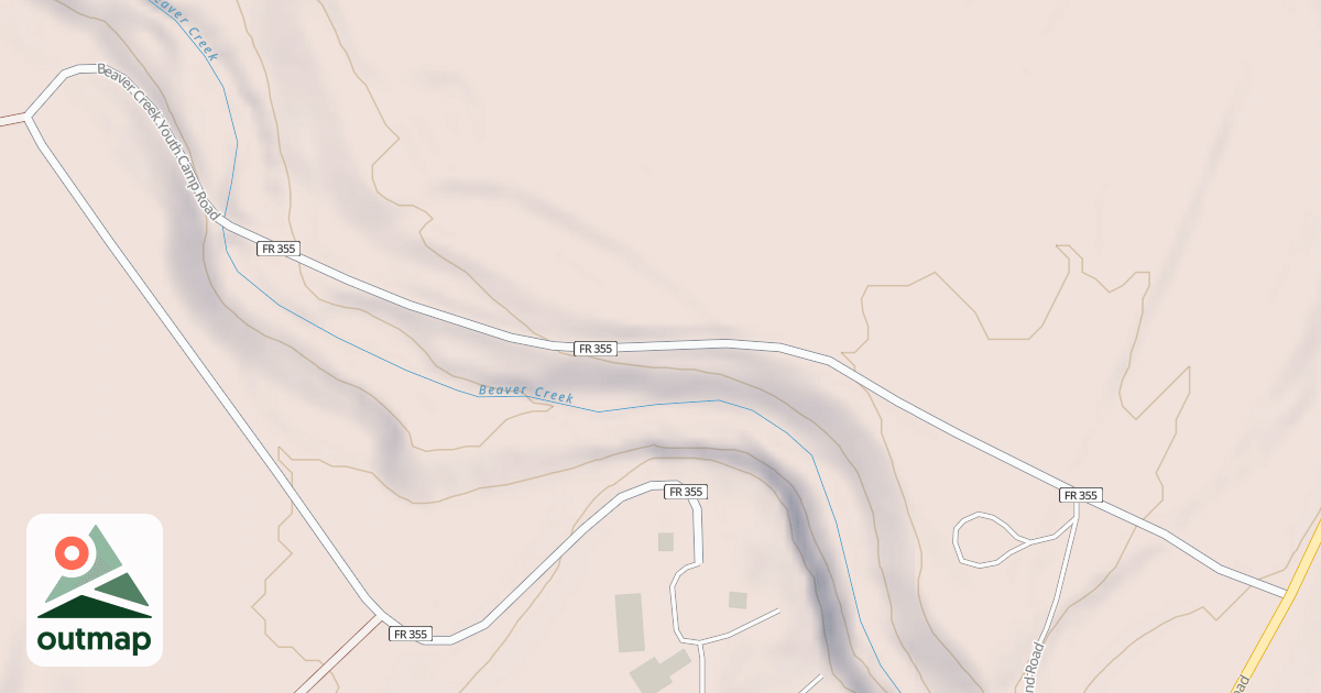 Map of BEAVER CR YOUTH CAMP