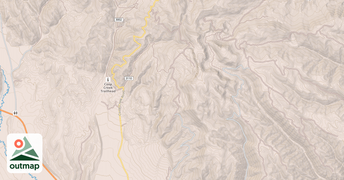 Map of CHICKEN CREEK