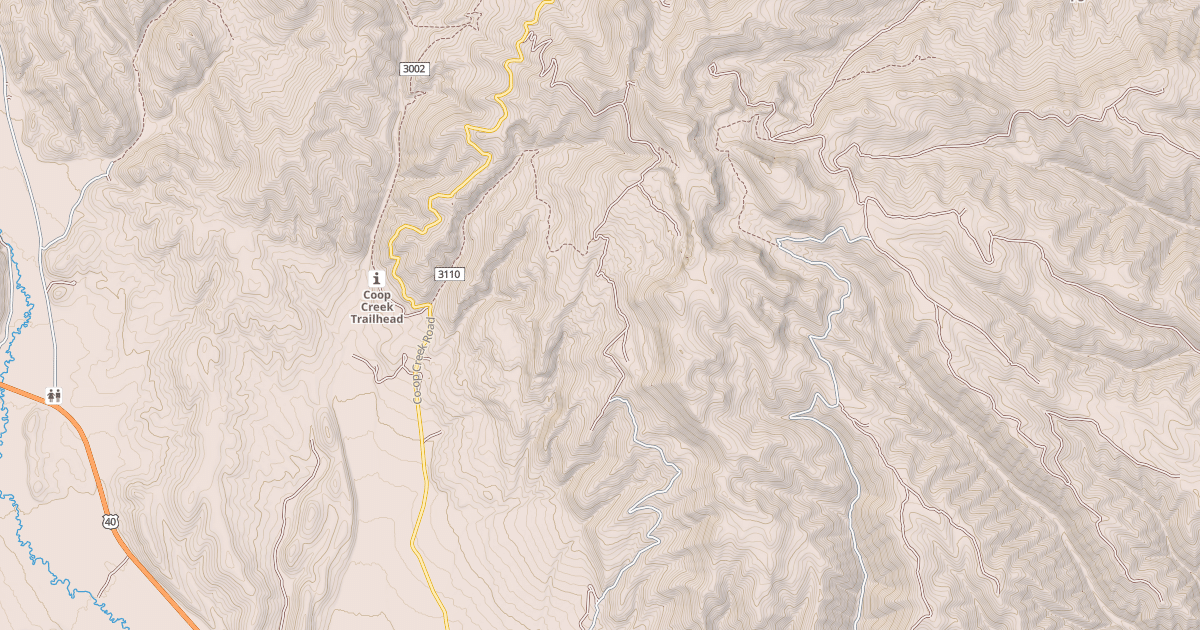 Map preview of CHICKEN CREEK