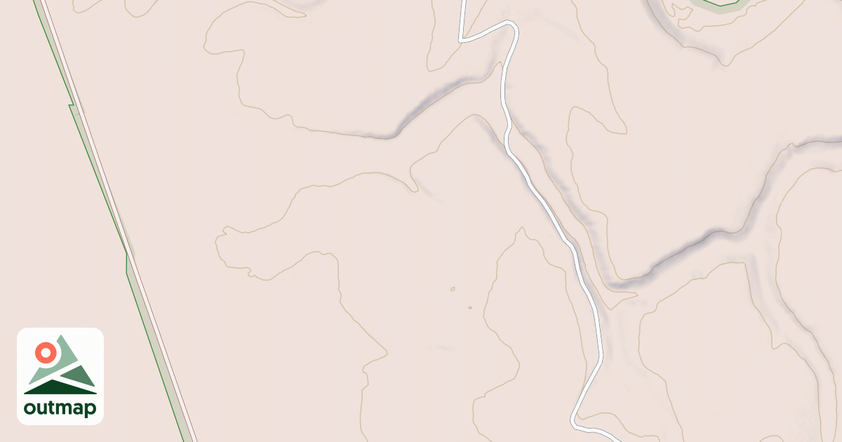 Map of TOMS CREEK SPUR