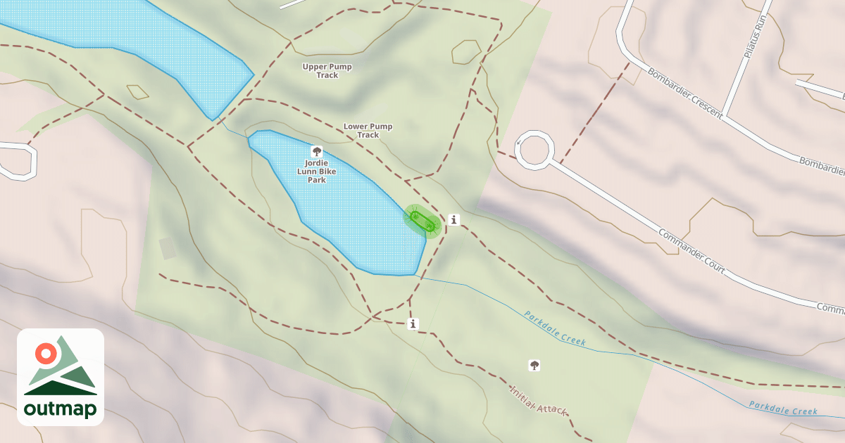 Map of Children's Pump Track