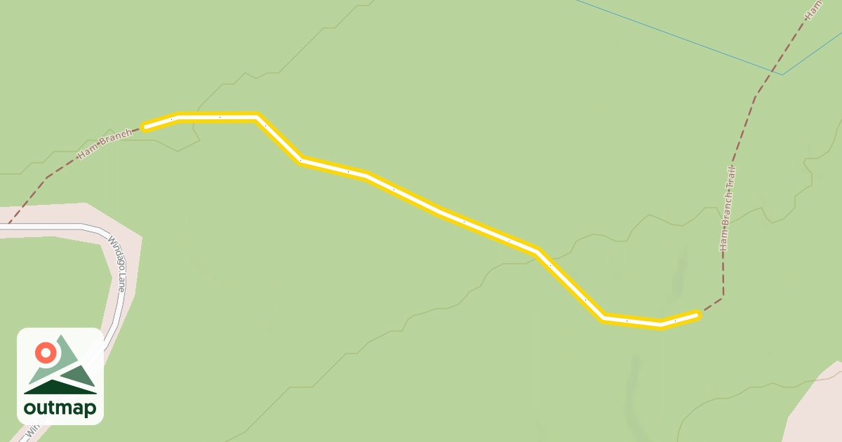 Map of Ham Branch Trail