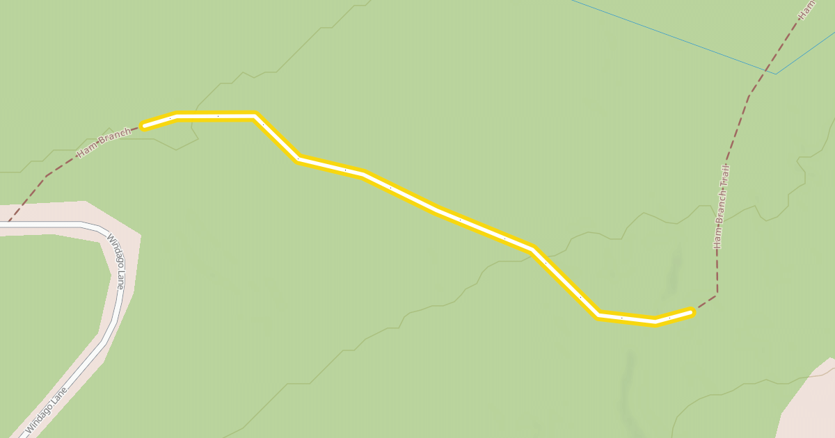 Map preview of Ham Branch Trail