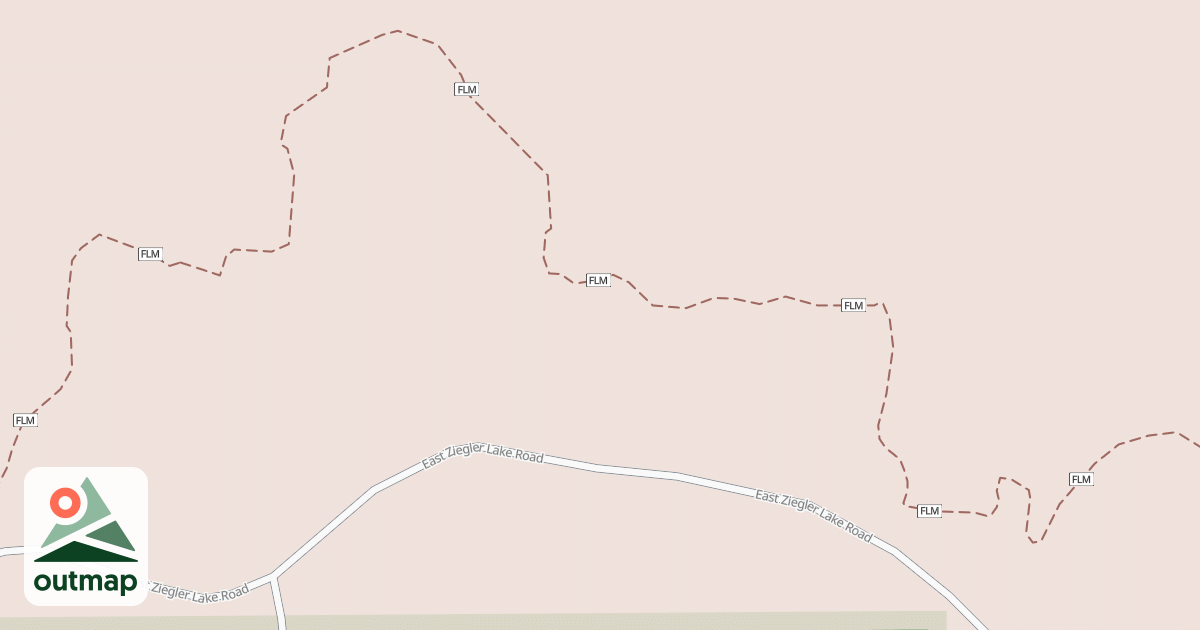 Map of Foreman Lake Motorcycle Trail