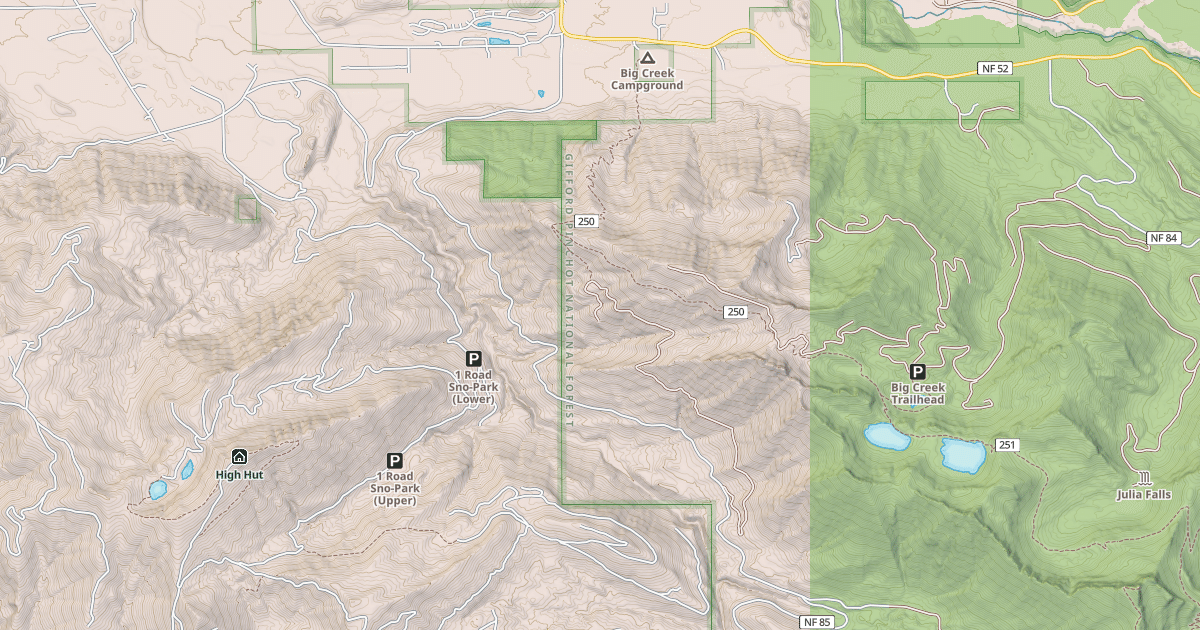 Map preview of CATT CREEK