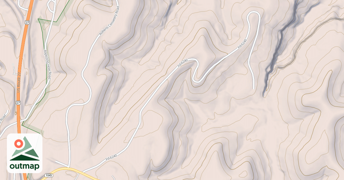 Map of RADIO TOWER RD