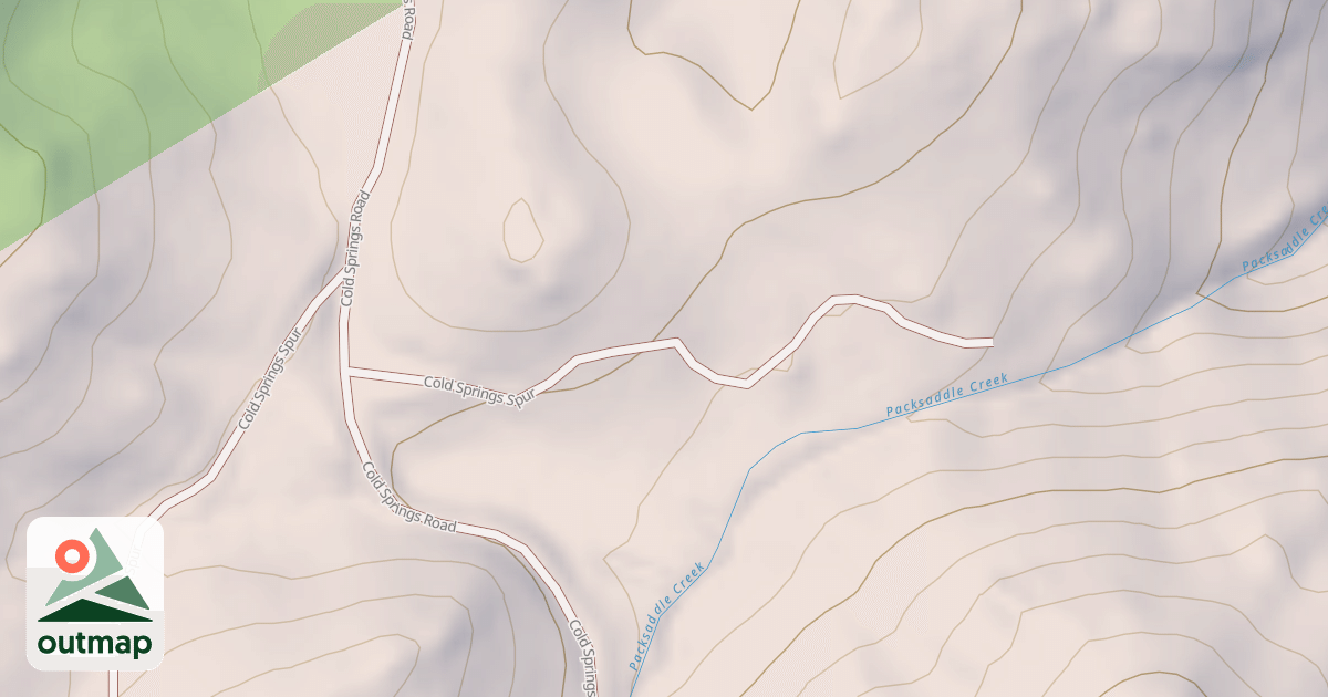 Map of COLD SPRINGS