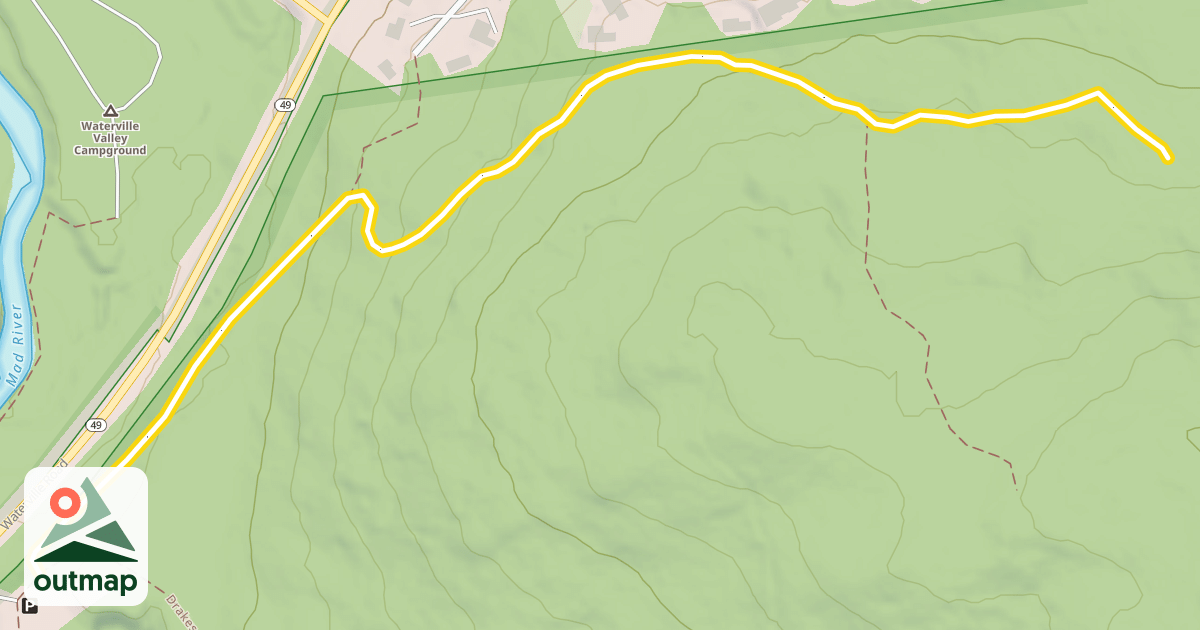 Map of Jennings Peak