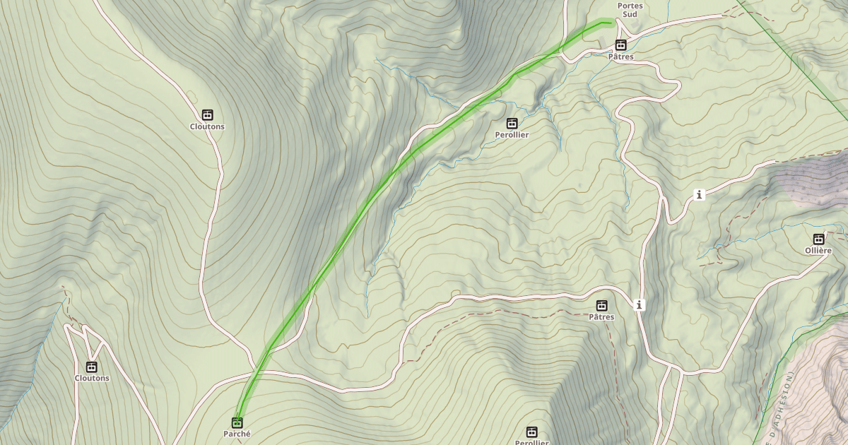 Map preview of Combe Belle