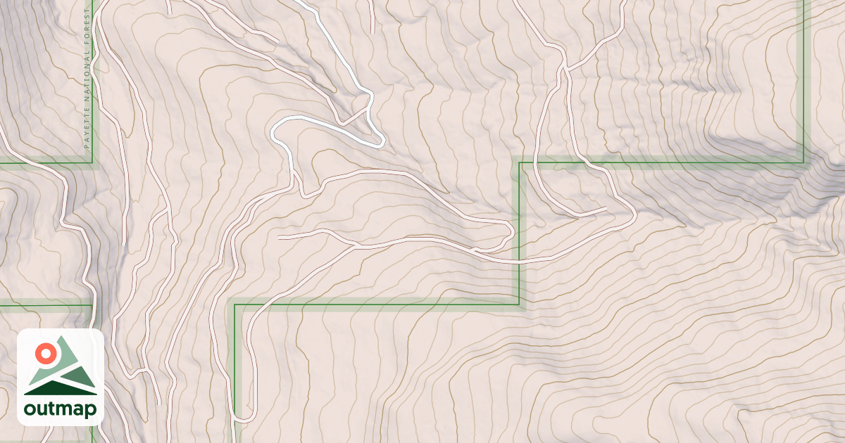 Map of FALL CREEK