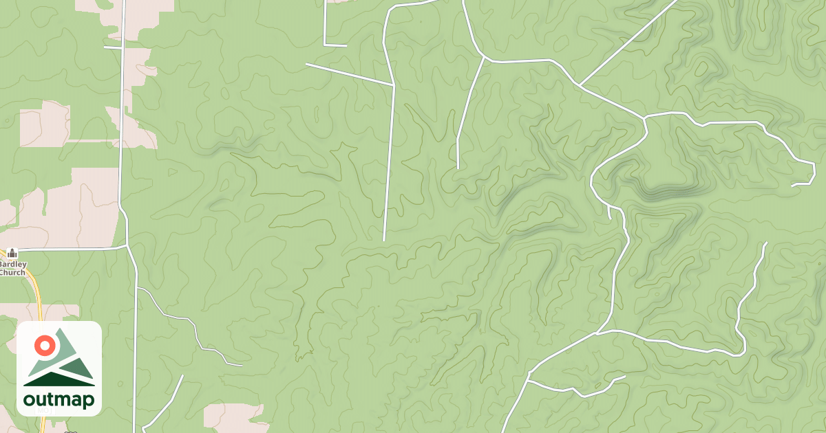 Map of SOUTH PINE