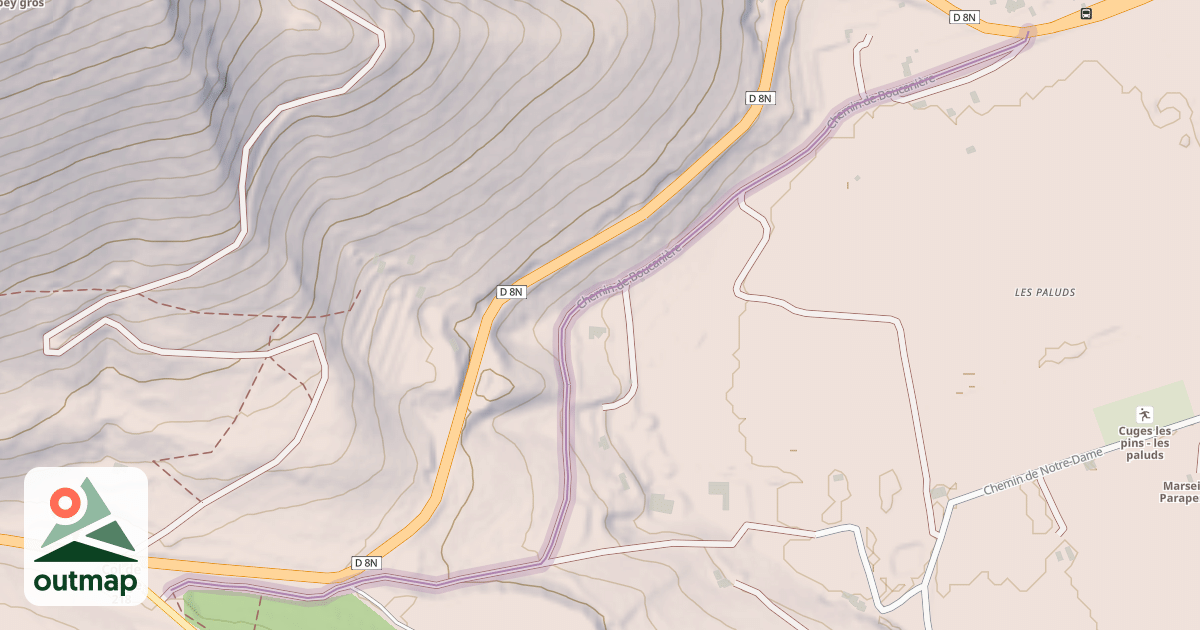 Map of Chemin de Boucanière